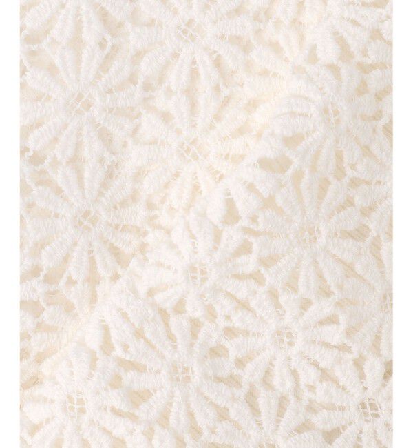 組曲「【前後着用可】コットンフラワーレーシー カーディガン」|カーディガン|