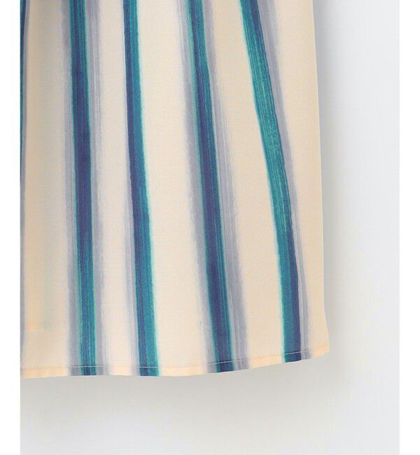 自由区「【カタログ掲載・洗える】ストライププリント ワンピース」|ワンピース|