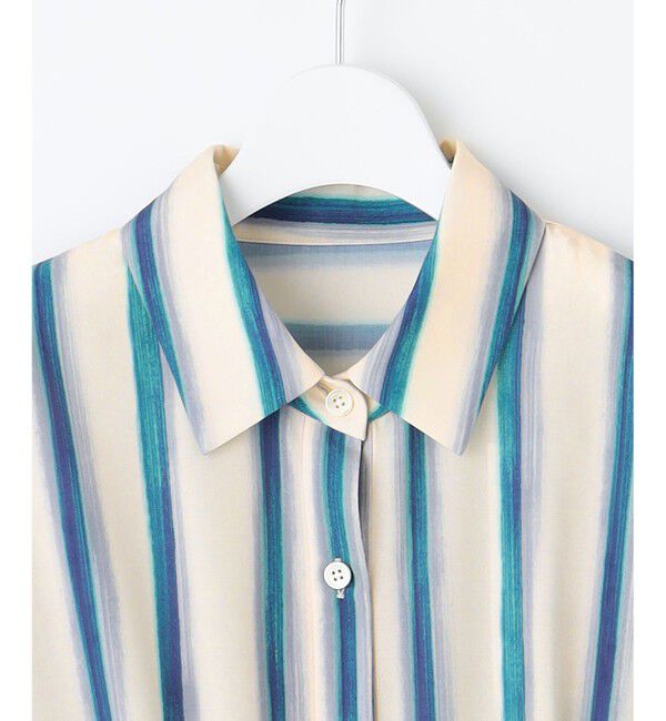 自由区「【カタログ掲載・洗える】ストライププリント ワンピース」|ワンピース|