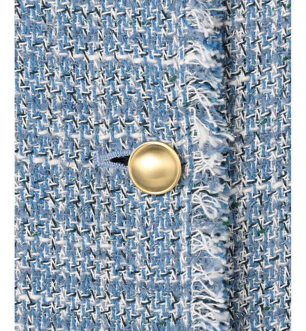 自由区「ファンシーノットツイード ジレ」|ベスト・ジレ|