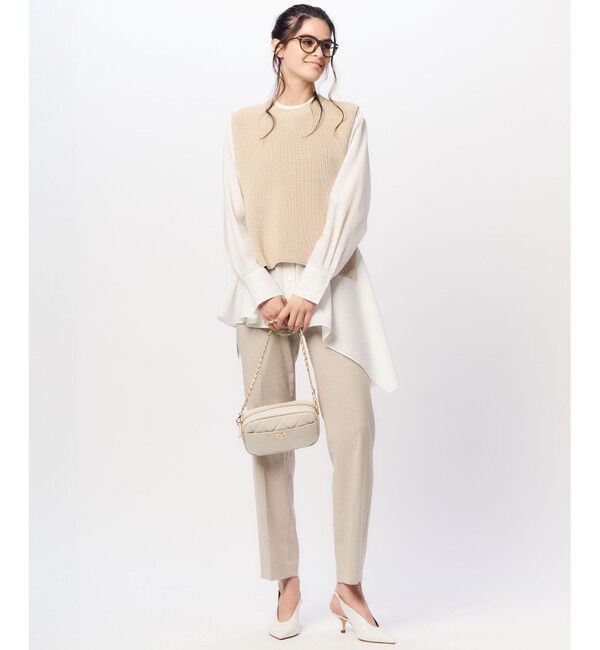 23区「【洗える/セットアップ対応】アイアスマットストレッチ テーパード パンツ」|その他|