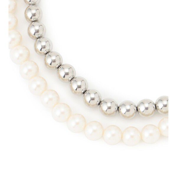 23区「【APPLAUDIR】パール＆ボールミックス ネックレス」|ネックレス|