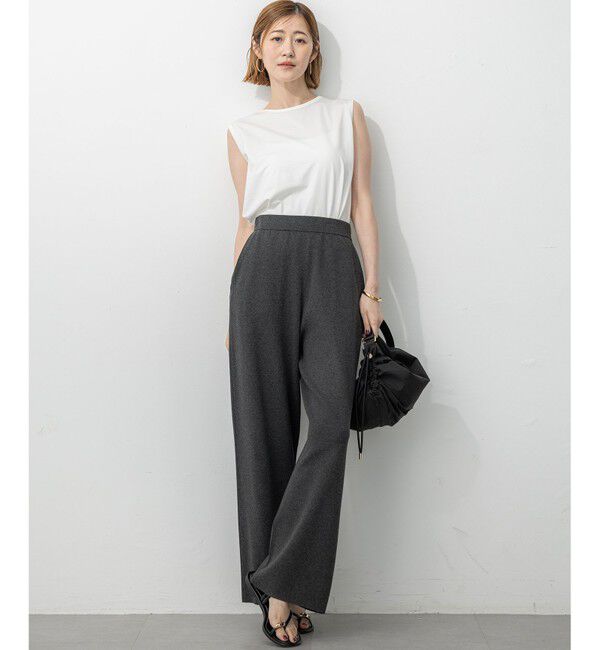 23区「【VERY9月号掲載/洗える/吊り干しOK】ヴィスコースストレッチ ワイド パンツ」|その他|