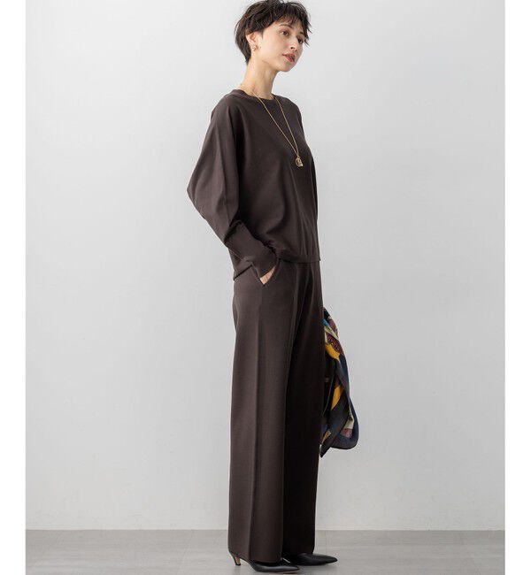 23区「【VERY9月号掲載/洗える/吊り干しOK】ヴィスコースストレッチ ワイド パンツ」|その他|