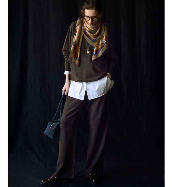 23区「【VERY9月号掲載/洗える/吊り干しOK】ヴィスコースストレッチ ワイド パンツ」|その他|