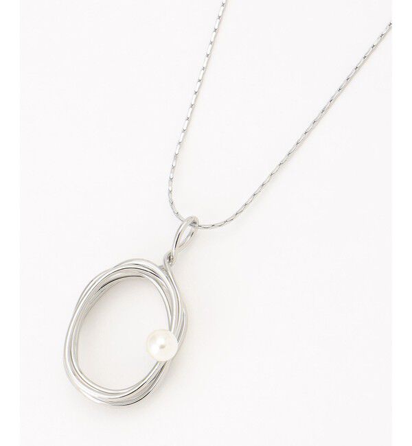 any SiS「ドロップメタルネックレス」|ネックレス|シルバー