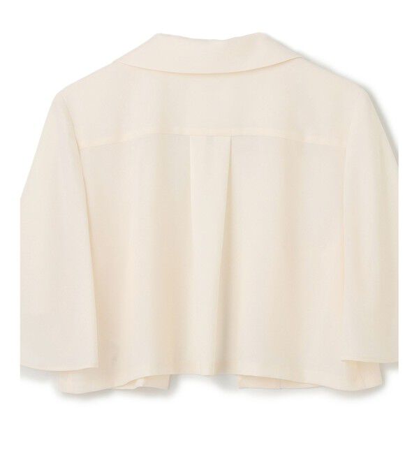 Grace Class「ケープスリーブシアージャケット」|ノーカラージャケット|