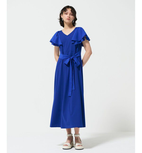 Diagram「フリルスリーブカットワンピース」|ワンピース|ブルー