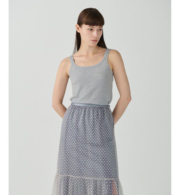 Grace Class「シルクカシミヤタンクトップ」|タンクトップ|グレー