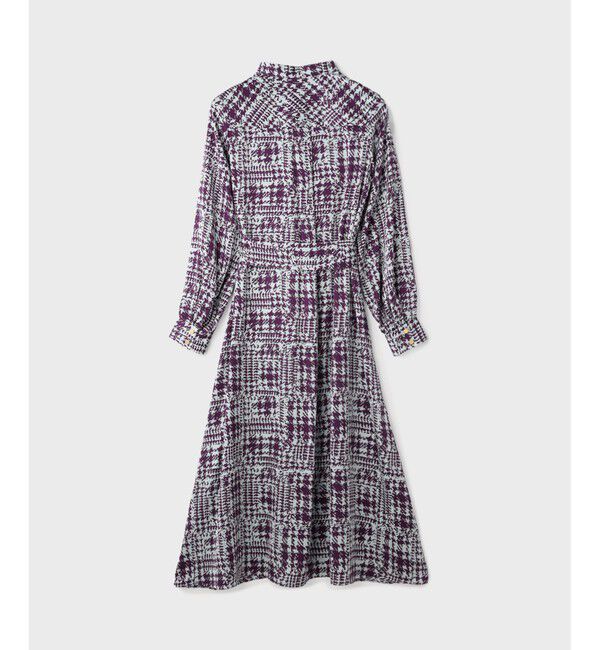 Grace Class「チェックプリントボウ付ワンピース」|ワンピース|