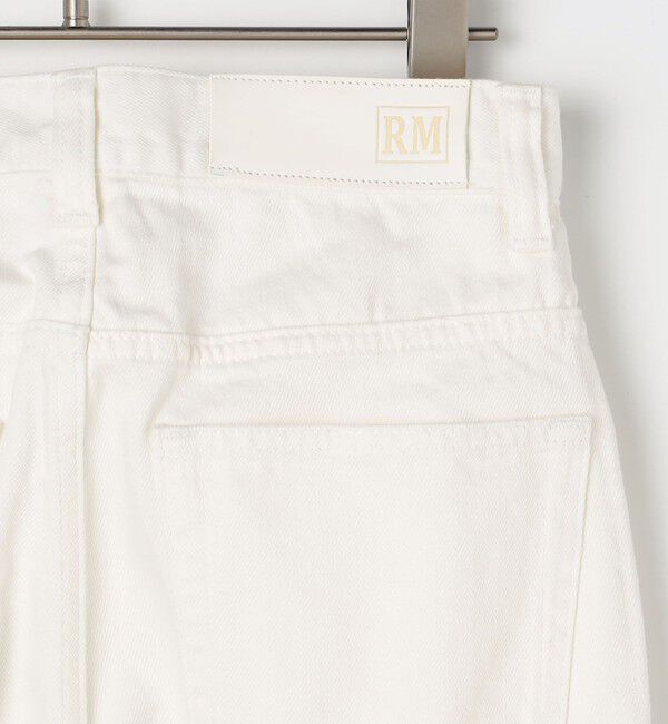 Rie Miller「【RM denim】スリットクロップドセンタープレスデニム」|デニム|