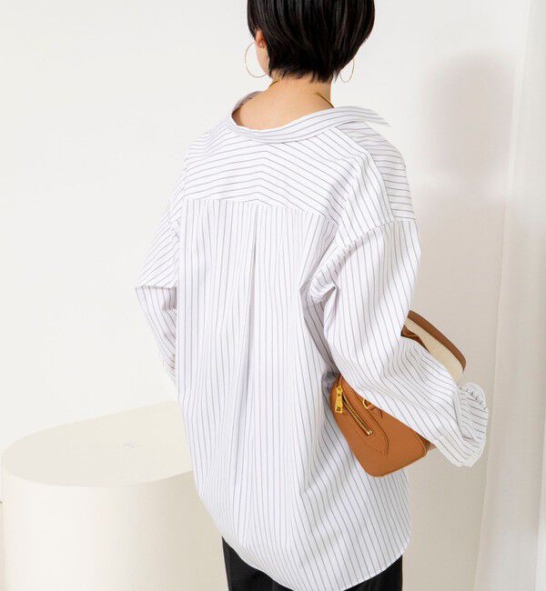 Rie Miller「ウォッシャブルレギュラーカラー2WAYシャツ」|シャツ・ブラウス|