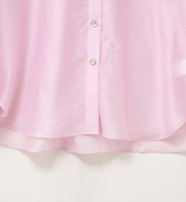 NOLLEY'S「ウォッシャブルセルロースシルクシアーシャツ」|シャツ・ブラウス|