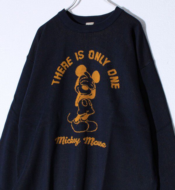 GLOSTER「【MICKEY&JERRY】UNISEX ジャガードニット」|ニット・セーター|ブルー系その他