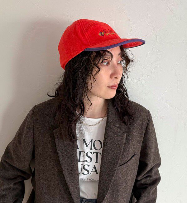 fredy emue「【Columbia/コロンビア】 パラボリズムクリークフリースキャップ」|キャップ・キャスケット|レッド