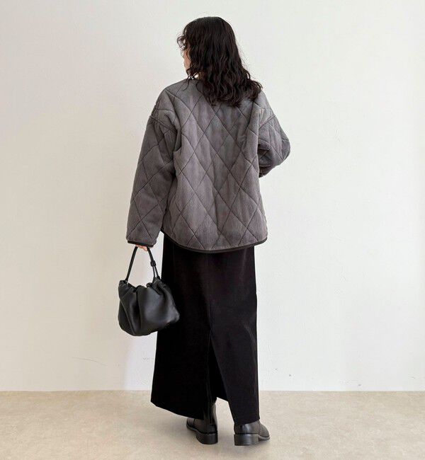 fredy emue「ファーキルトジップコート」|その他|