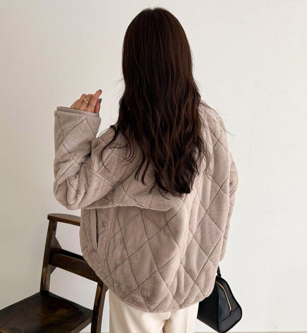 fredy emue「ファーキルトジップコート」|その他|