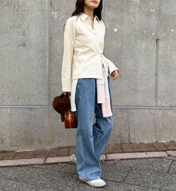 fredy emue「フレアーデニムイージーパンツ」|デニム|