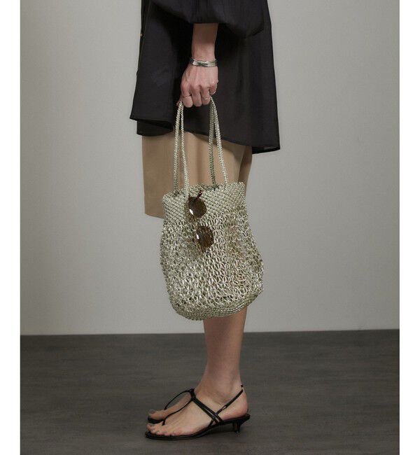 SALON adam et rope'「【BAGMATI（バグマティ）】METALIC LUREX BAG / メタリックルレックスバッグ」|トートバッグ|