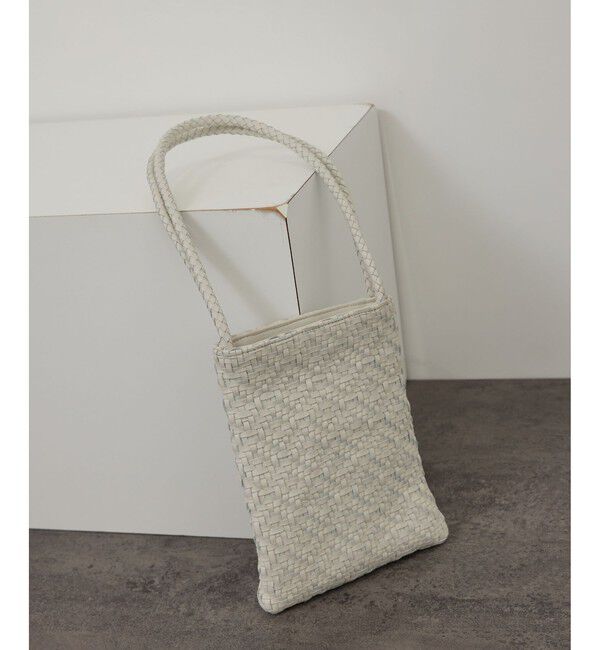 SALON adam et rope'「【WS（ドゥーブル）】レザーメッシュミニトート」|トートバッグ|