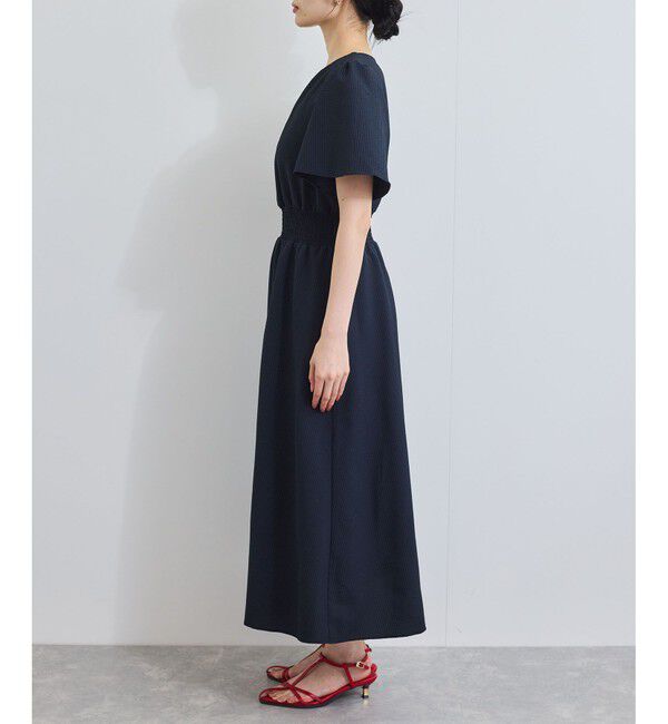 VIS「フレアスリーブサッカーワンピース」|ワンピース|