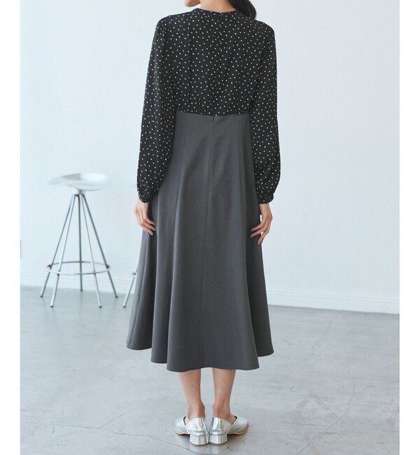 Rope&rsquo;Picnic「ドット柄ドッキングワンピース」|ワンピース|