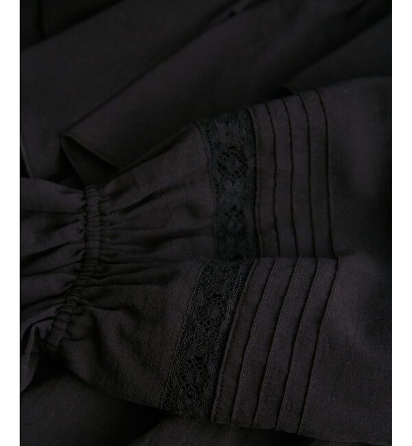 Rope&rsquo;Picnic「【接触冷感・通気性】Comfy Shirt コンフィーシャツ/綿ボイルフリルブラウス」|シャツ・ブラウス|