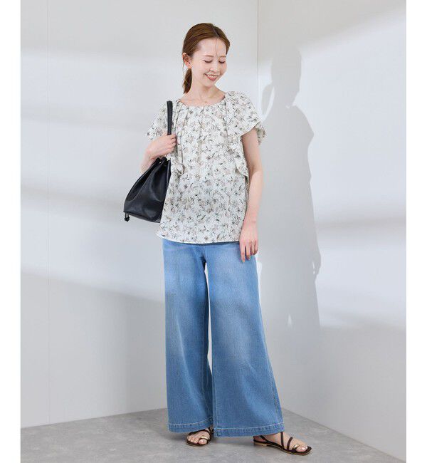 Rope&rsquo;Picnic「ラッフルスリーブブラウス/通勤対応」|シャツ・ブラウス|