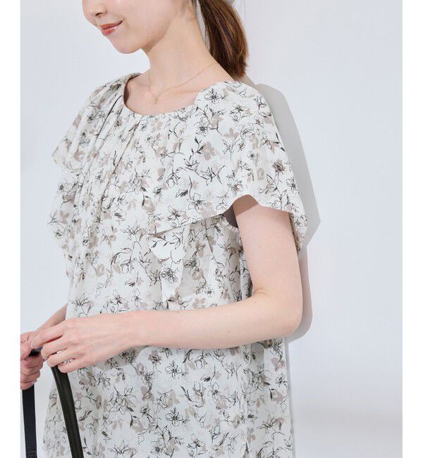 Rope&rsquo;Picnic「ラッフルスリーブブラウス/通勤対応」|シャツ・ブラウス|