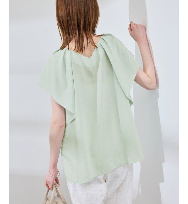 Rope&rsquo;Picnic「ラッフルスリーブブラウス/通勤対応」|シャツ・ブラウス|