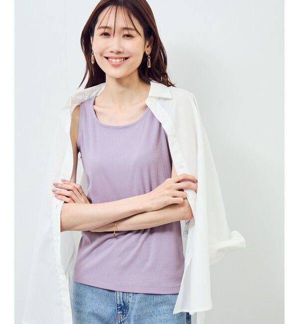 Rope&rsquo;Picnic「ベーシックリブタンクトップ」|タンクトップ|