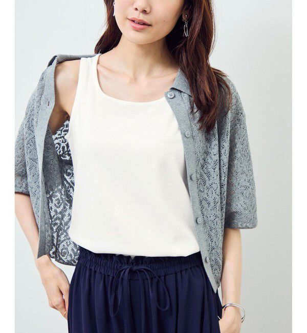 Rope&rsquo;Picnic「ベーシックリブタンクトップ」|タンクトップ|