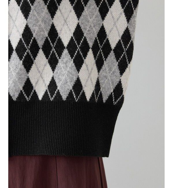 Rope&rsquo;Picnic「アーガイル柄アソートカーディガン」|カーディガン|