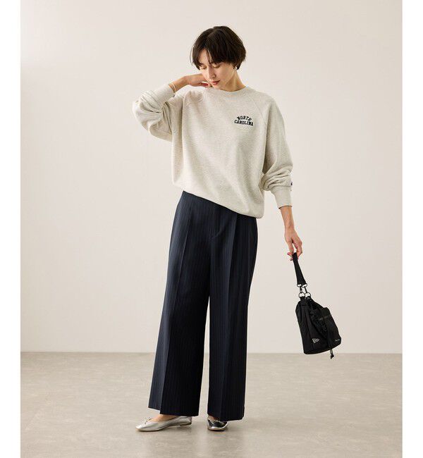 Rope&rsquo;Picnic「【Champion/チャンピオン別注】アソートロゴスウェットプルオーバー/リンクコーデ」|スウェット・ジャージ|