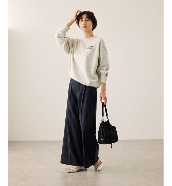 Rope&rsquo;Picnic「【Champion/チャンピオン別注】アソートロゴスウェットプルオーバー/リンクコーデ」|スウェット・ジャージ|