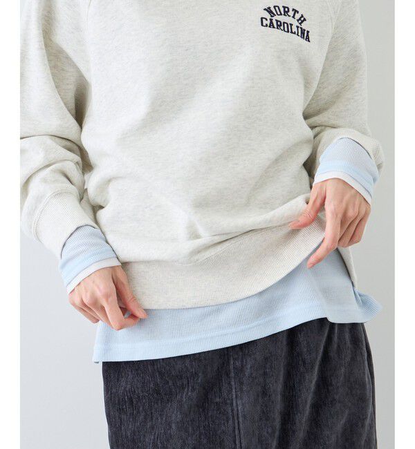 Rope&rsquo;Picnic「レイヤード風シアーロングスリーブTシャツ」|Tシャツ・カットソー|