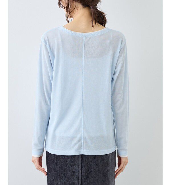 Rope&rsquo;Picnic「レイヤード風シアーロングスリーブTシャツ」|Tシャツ・カットソー|
