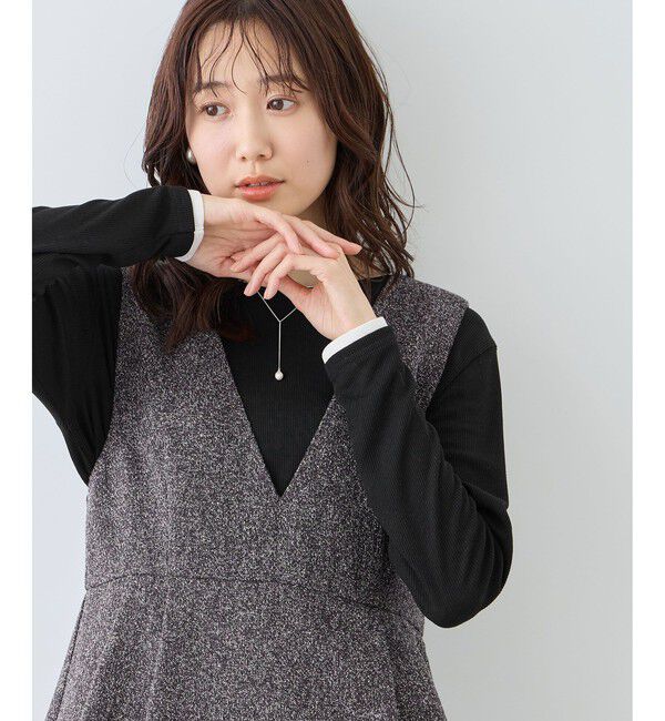 Rope&rsquo;Picnic「レイヤード風シアーロングスリーブTシャツ」|Tシャツ・カットソー|