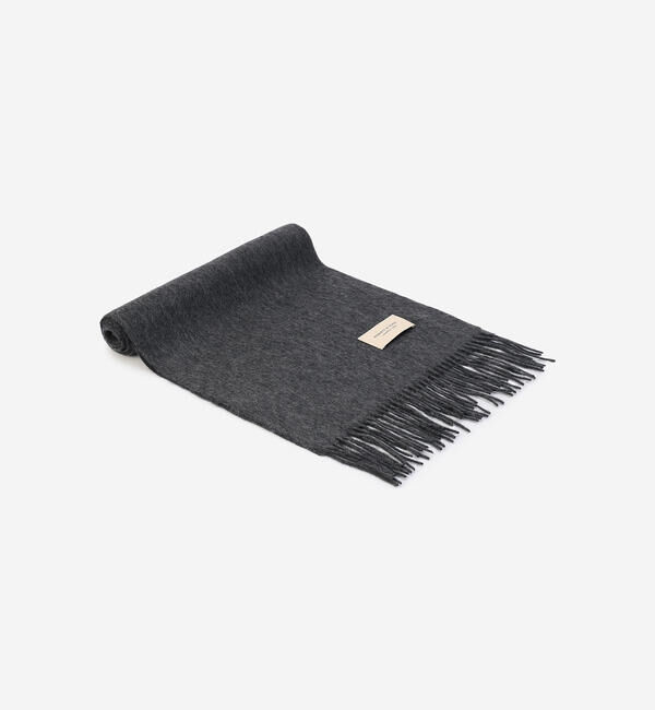 Morris & Sons「MORRIS & SONS | カシミヤマフラー SOLID」|マフラー|GREY