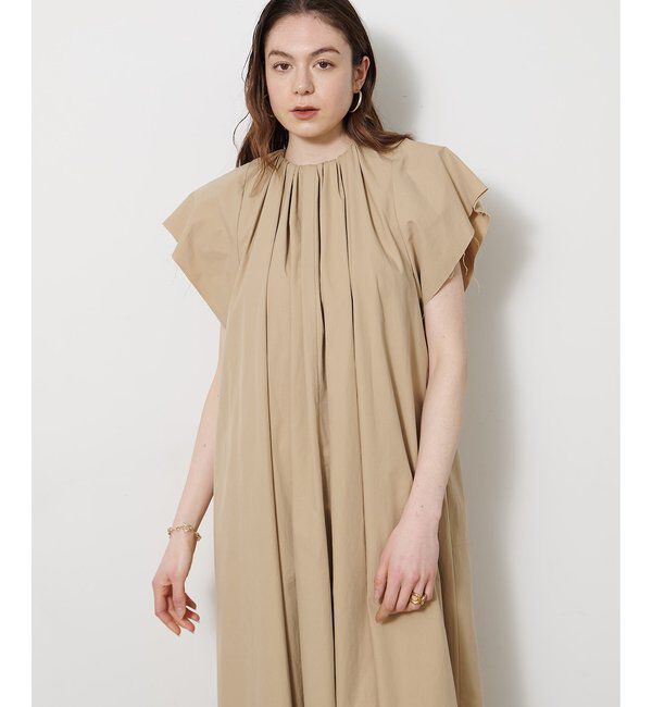  「ギャザータイプライターワンピース」|ワンピース|