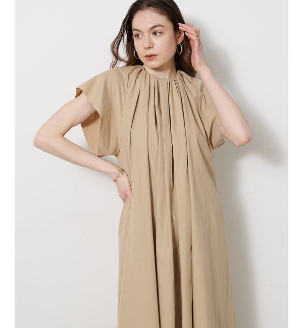  「ギャザータイプライターワンピース」|ワンピース|