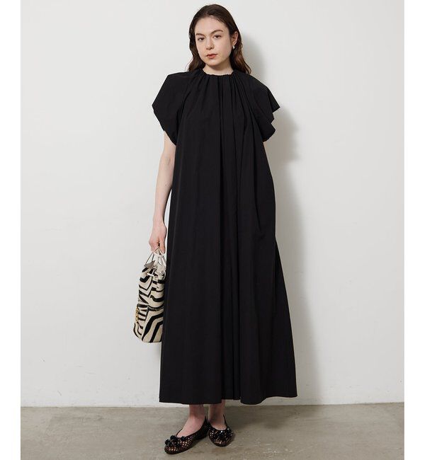  「ギャザータイプライターワンピース」|ワンピース|