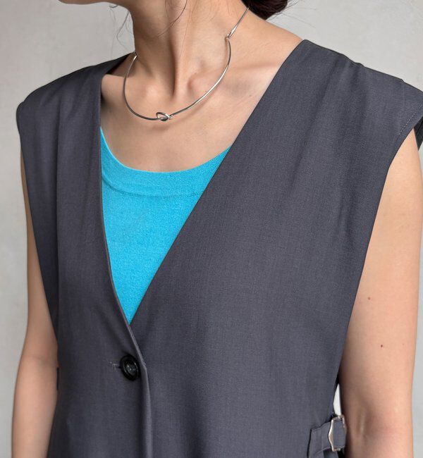  「【WEB限定】Vネックコンビネゾン」|ワンピース|