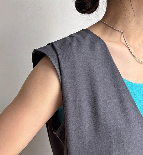  「【WEB限定】Vネックコンビネゾン」|ワンピース|