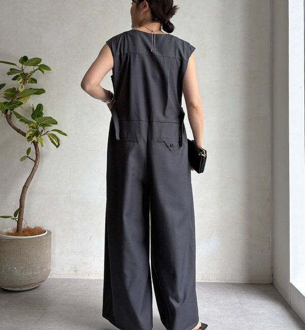  「【WEB限定】Vネックコンビネゾン」|ワンピース|