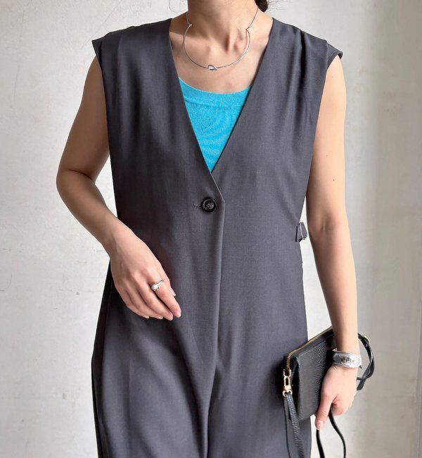  「【WEB限定】Vネックコンビネゾン」|ワンピース|