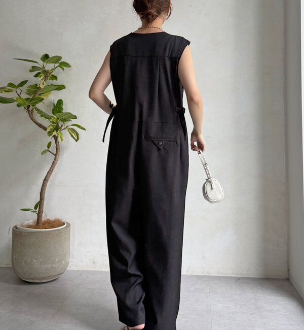  「【WEB限定】Vネックコンビネゾン」|ワンピース|