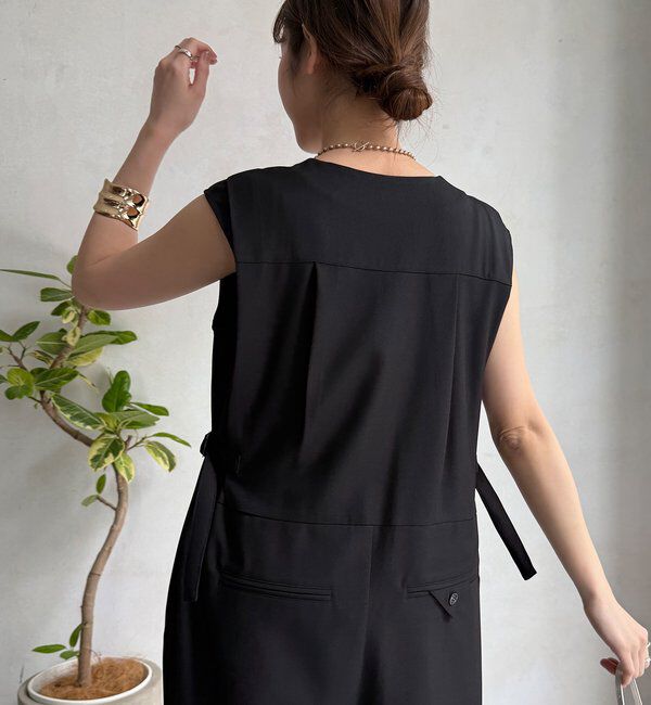  「【WEB限定】Vネックコンビネゾン」|ワンピース|