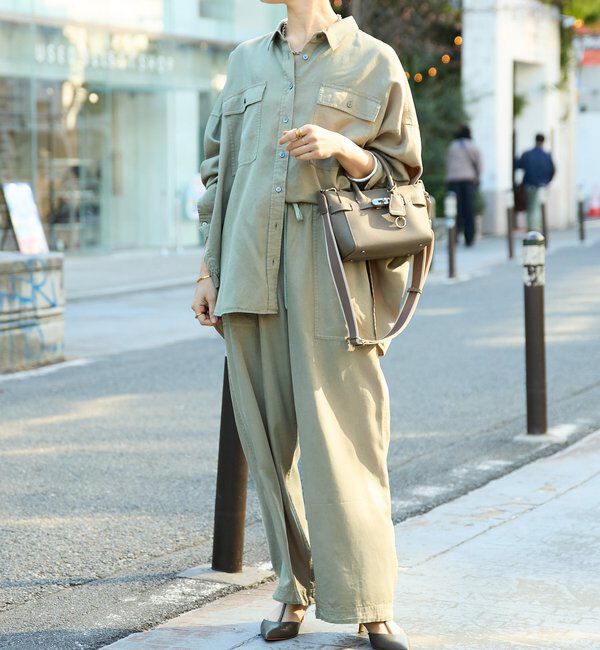  「【セットアップ可/新色追加】ガーメントダイワイドシャツ」|シャツ・ブラウス|