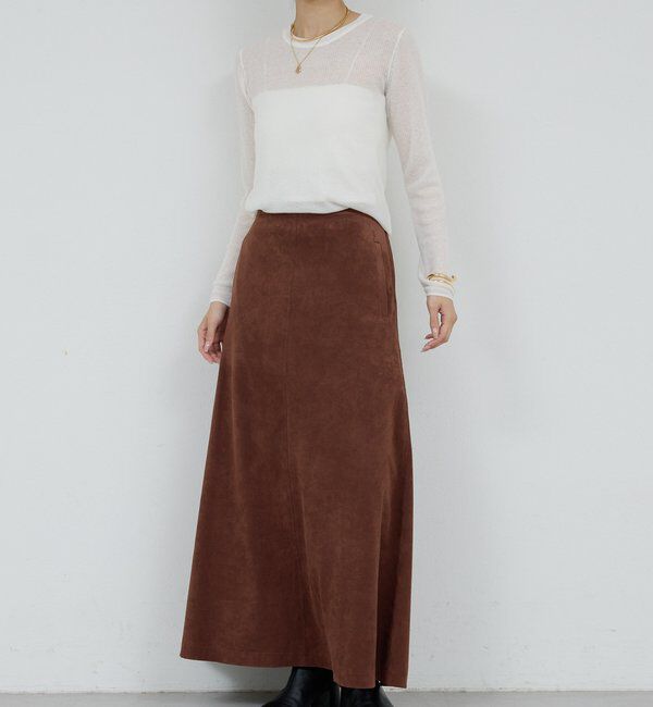  「【HERITANOVUM】 クルーリブニット」|ニット・セーター|